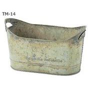 ���i�`�������G�݁��@Tin Oblong Bucket