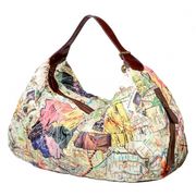 �j���[���[�N���@SYDNY�@LUVE�@�́@Subway�@Print�@Quiltad�@Nylon�@Hobo Bag