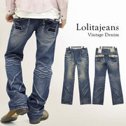 LOLITA JEANS �����[�^ �W�[���Y �f�j�� �p���c 1078-5 / G�p�� �{�g���X �X�g���[�g