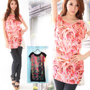 ��NEW�y2012�ĐV��z��Floral��splatter��V�t�H�����R�b�g���􃊃��b�N�X�`���j�b�N��ModeCasual