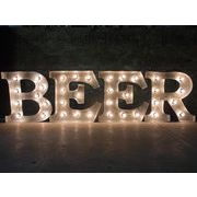 AMERICAN SIGN WITH LIGHT 「BEER」