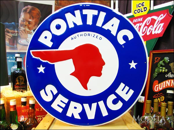 ビッグサイズ看板 Pontiac/ポンティアック ロゴ