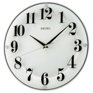 SEIKO セイコー 掛時計 プラスチック枠 白塗装 スイープセコンド