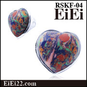 天然石リング ファッション指輪 デザインリング　RSKF-04