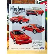 アメリカンブリキ看板 マスタング -Mustang 30yr. Tribute-