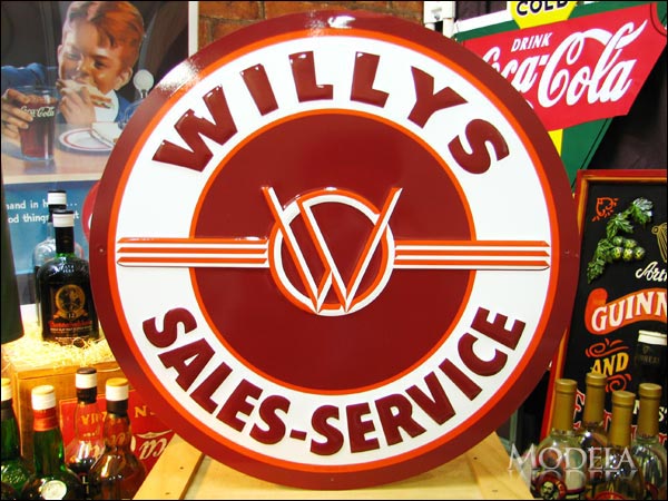 ビッグサイズ看板 Willys/ウィリス ロゴ