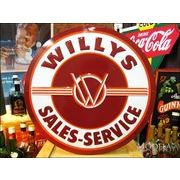 ビッグサイズ看板 Willys/ウィリス ロゴ