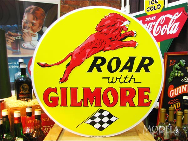 ビッグサイズ看板 Roar with Gilmore ビッグ円型