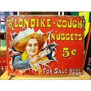 アメリカンブリキ看板 Klondike Cough Nuggets