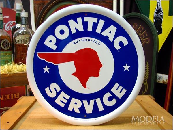 アメリカンブリキ看板 Pontiac/ポンティアックロゴ