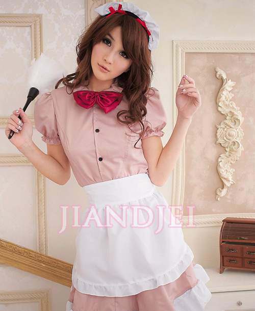 【即納】ドレスメイドコスプレ SEXYメイド服/コスプレコスチュームハロウィンクリスマス