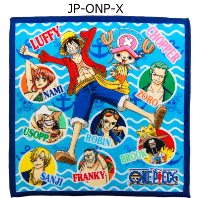 ONE PIECE ワンピース ミニタオル ハンカチ 2柄セット