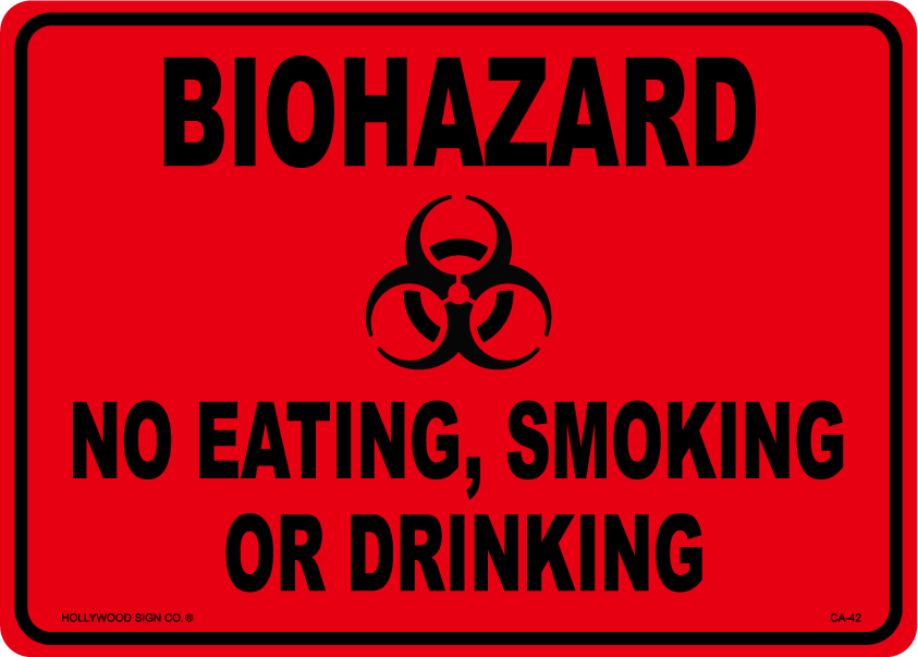 プラスティックサインボード CA-42 BIOHAZARD