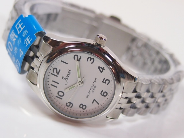 JUNOS（ユーノス）レディース腕時計 メタルウォッチ 日本製高性能省