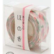 デザイン和紙テープ Rink ほの香 ローズ  1巻
