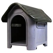 犬小屋 要組立 プラスチック製  黒 PDH-7330248-BK
