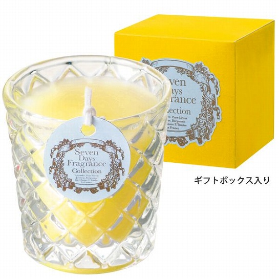 kameyama candle セブンデイズグラスキャンドル（水曜日） 「 ベルガモット 」 キャンドル