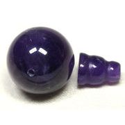 【念珠】親玉・ボサ玉セット 16mm アメジスト