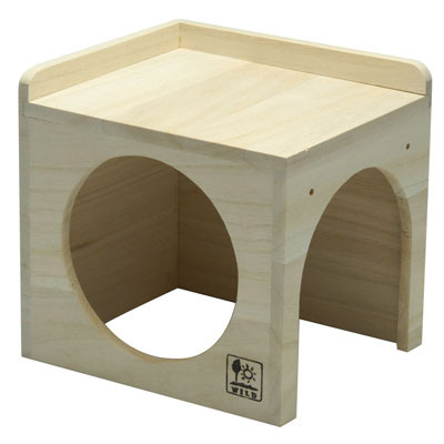 【お取り寄せ商品】小動物用木製ハウス！「サイコロハウス 」