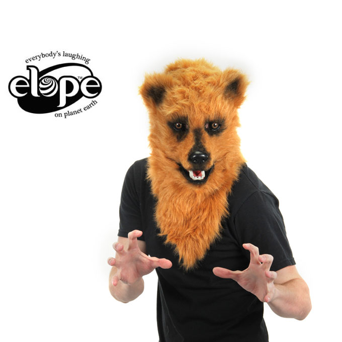 ELOPE　Mouth Mover Brown Bear Mask 　　13926