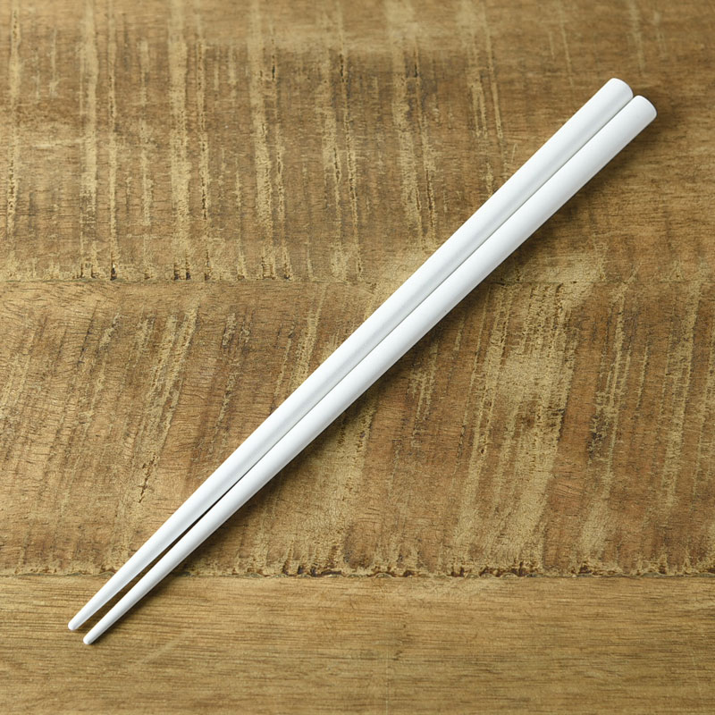 カラフルスティック箸 ホワイト