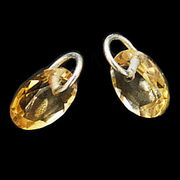 テソロオリジナル商品 チャームパーツ/シトリン/オーバルカット 4x6mm
