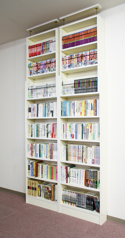 天井つっぱり本棚 愛書家 奥行き17cm上部BOX用ブックガード | 卸売