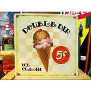 アメリカンブリキ看板 Ice Cream/アイスクリーム
