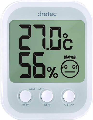 ドリテック　O-251 デジタル温湿度計オプシスプラスWH