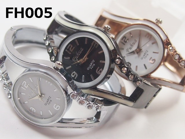 【Fuhua】レディース腕時計　バングルウォッチ　日本製ムーブメント使用