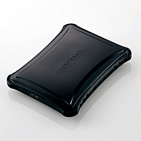 エレコム ポータブルHDD 超衝撃吸収 ZEROSHOCK 1TB ブラック ELP-ZS010UBK