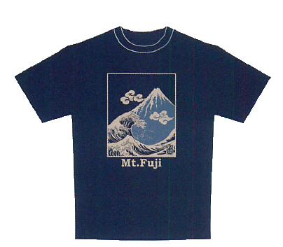 【ご紹介します！縁起柄のTシャツ！　開運亭！縁起Tシャツ】富士山