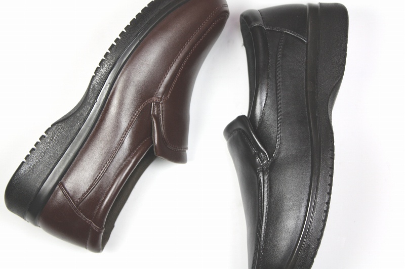 【メンズ】軽量カジュアルシューズ靴　ブラック・ブラウン