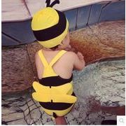 2017夏キッズ 子供 かわいい 水着 連体水着＋水泳帽子 韓国風
