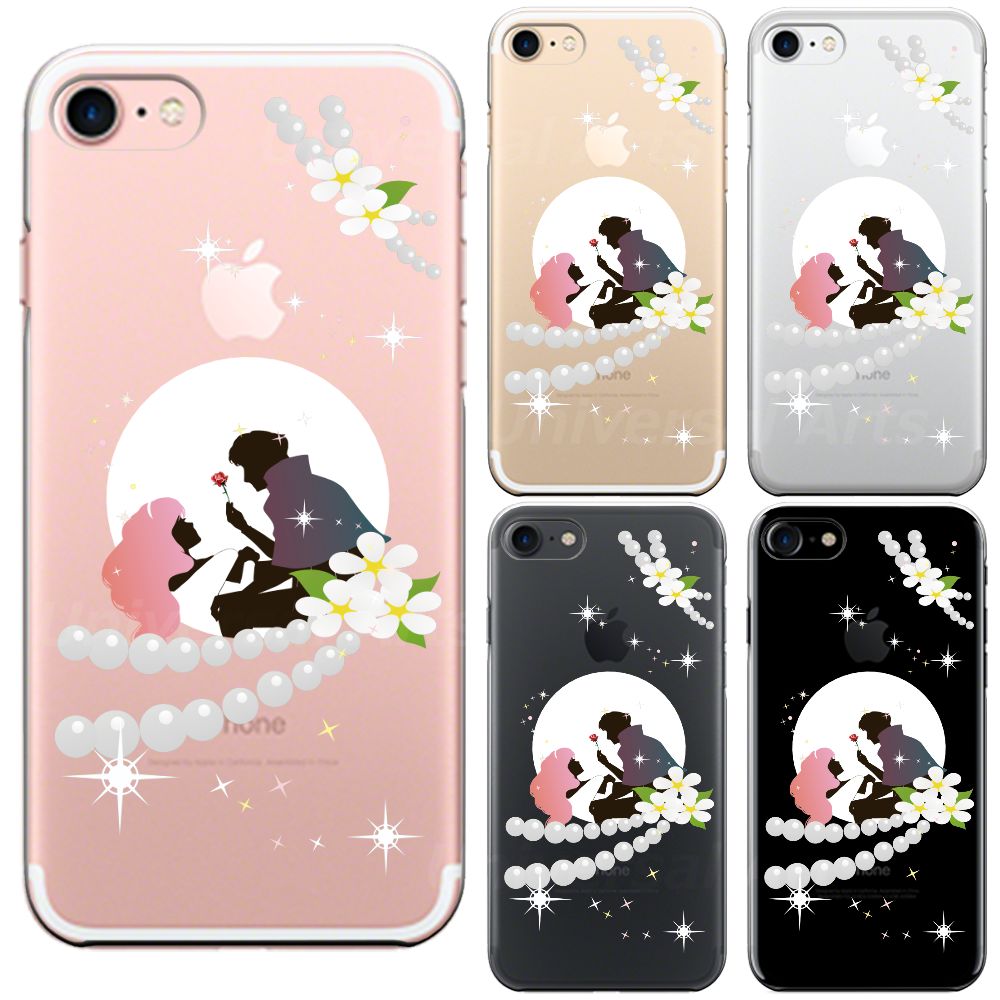 iPhone7 iPhone8 兼用 アイフォン ハード クリアケース カバー ファンタジーシリーズ　眠れる森の美女 1