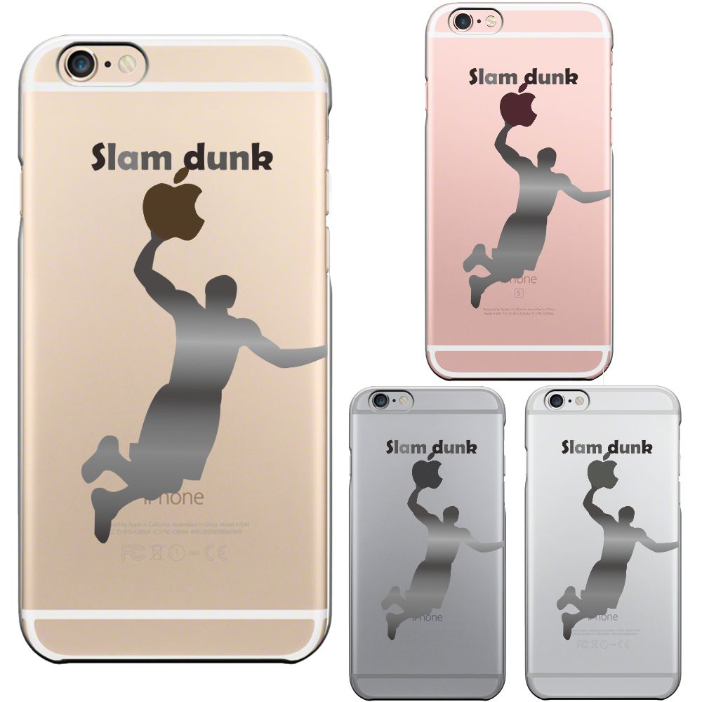 iPhone6 iPhone6S ハード クリア ケース カバー シェル ジャケット バスケットボール スラムダンク