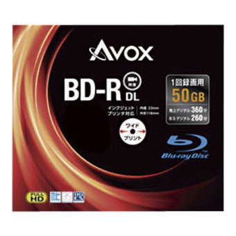 （レジャー）（ＡＶ機器）アボックス 録画用BD-R 50GB スリム10P BR260RAPW10A