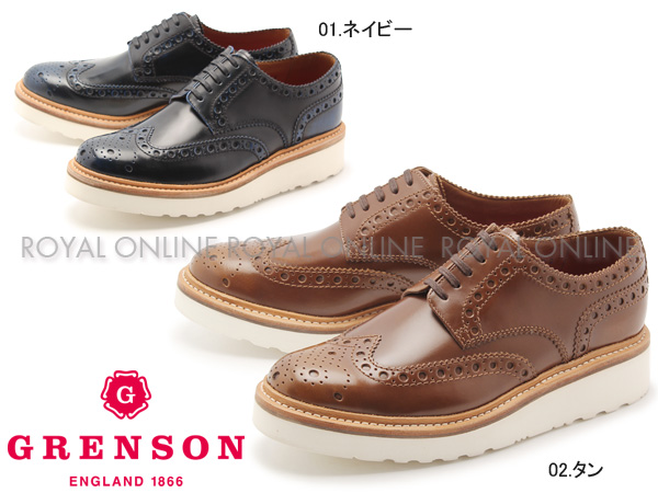 S) 【グレンソン】 5067 アーチー ウイングチップ シューズ 紳士靴 全2色 メンズ