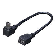 変換名人　USBmini L型ケーブル延長20(下L)　USBM-CA20DL