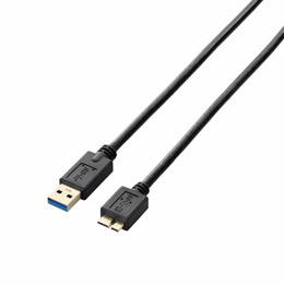 エレコム　USB3.0ケーブル(A-microB)　USB3-AMB10BK