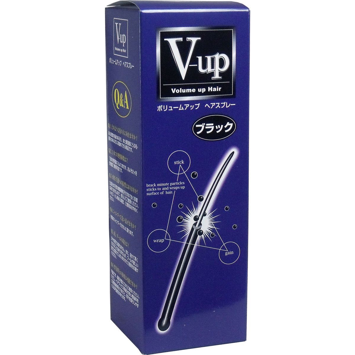 ボリュームアップ ヘアスプレー ブラック 200g