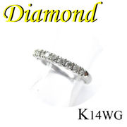 1-1604-08003 ADA  ◆  K14 ホワイトゴールド エタニティ リング  ダイヤモンド 0.20ct　11.5号