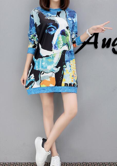 ワンピース トレーナー アニマル柄 レディースファッション トップス カラフル ダンス 衣装 アパレル 有限会社 エイチ エム ティ 問屋 仕入れ 卸 卸売の専門 仕入れならnetsea