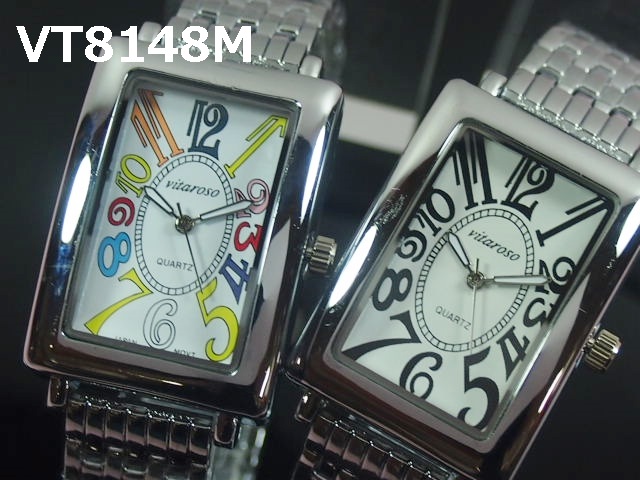 VITAROSOメンズ腕時計　メタルウォッチ　日本製ムーブメント