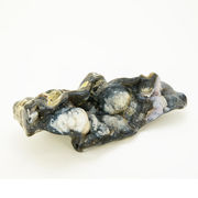 美しい♪メノウ(瑪瑙)原石 【重量約1.13kg、サイズ約W235×D115×H80(mm)】置物 置き物