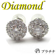 1-1507-06027 UDR  ◆  Pt900 プラチナ ダイヤモンド  デザイン ピアス