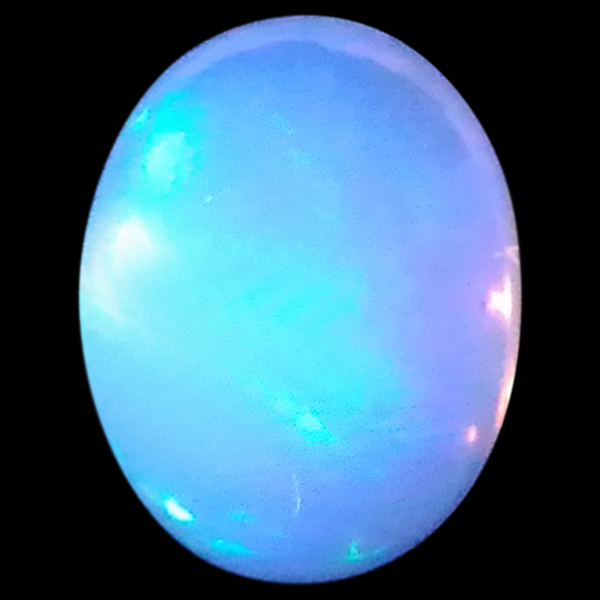 ≪特価品≫天然石 エチオピアオパール(opal) オーバルカボション 約 7x9mm