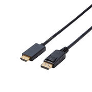 エレコム 変換ケーブル/DisplayPort-HDMI/2.0m/ブラック CAC-DP