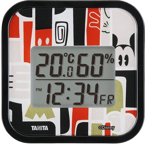 タニタ(TANITA) 〈温湿度計〉デジタル温湿度計 TT-DY01-MK(ミッキー)