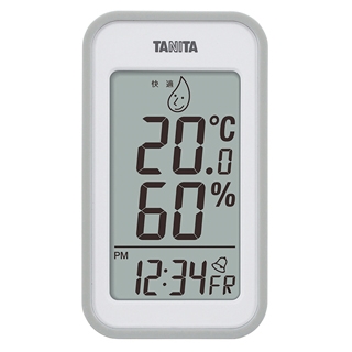 タニタ(TANITA) 〈温湿度計〉デジタル温湿度計 TT-559-GY(グレー)